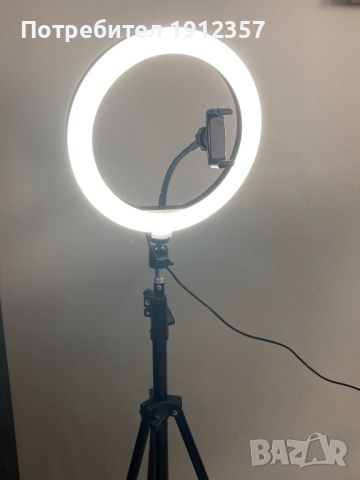 LED Ринг Лампа със Статив (Ring Light), снимка 2 - Селфи стикове, аксесоари - 46736315