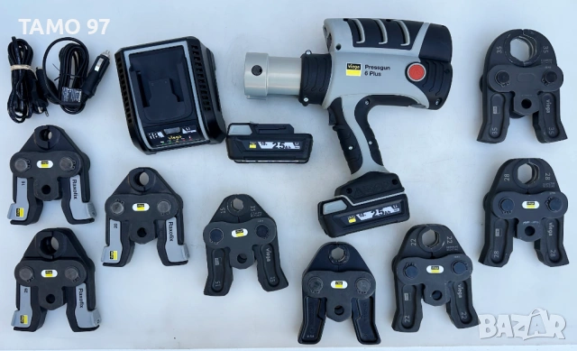 Viega Pressgun 6 Plus - Акумулаторна преса за фитинги неразличима от нова!, снимка 2 - Други инструменти - 53027011