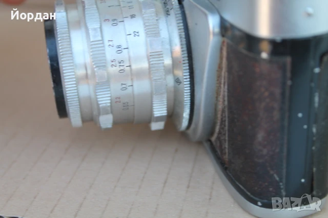 Немски фотоапарат с обектив ''Tessar 2.8/50'', снимка 13 - Фотоапарати - 50954484