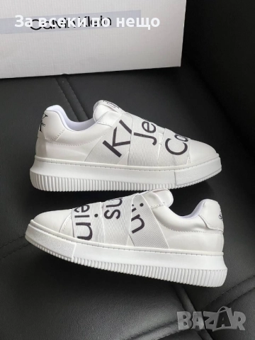 Calvin Klein Дамски Маратонки🔝Дамски Спортни Обувки Келвин Клайн - 2 Налични Цвята Код E811, снимка 7 - Маратонки - 51477300