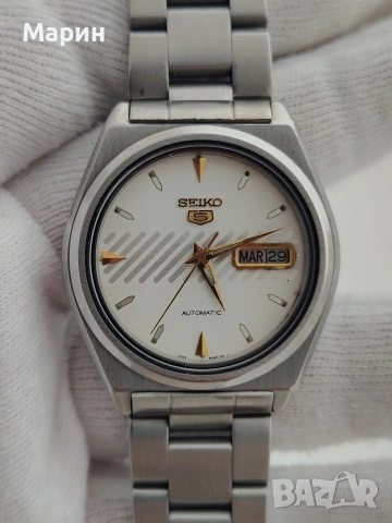 Seiko 5 автоматични, снимка 5 - Мъжки - 53243983