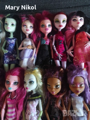 Monster High lot кукли 12 броя , снимка 3 - Кукли - 53634898