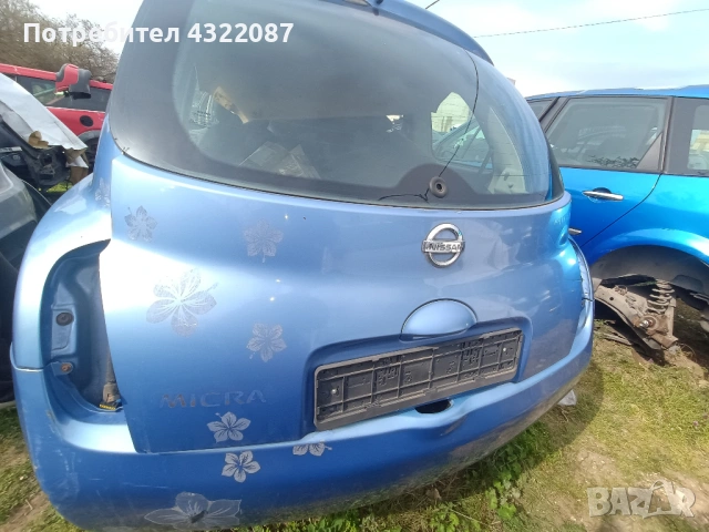 Заден капак от NISSAN MICRA K12 1.2I 