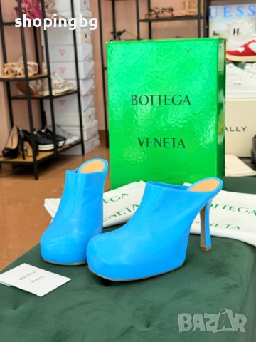 Луксозни дамски обувки на ток BOTTEGA VENETA Baby Blue