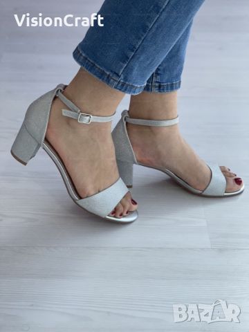 Стъпка в Стила: Стилни дамски сандали с ток за модерна жена, снимка 5 - Сандали - 45217510