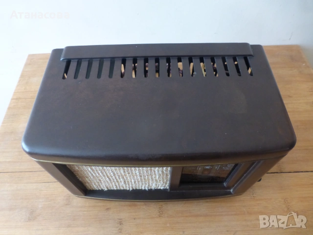 Бакелитово лампово радио Philips Филипс 1943 г WW2 Tuner, снимка 10 - Антикварни и старинни предмети - 53013792