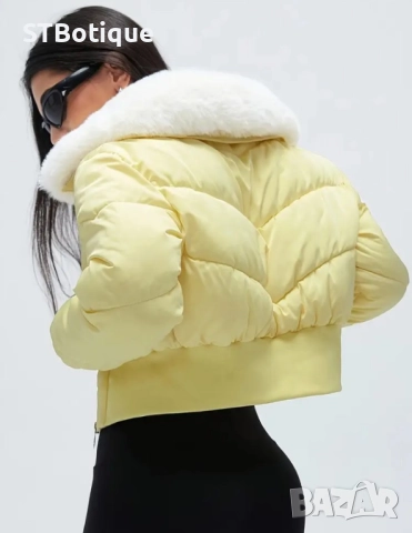 🩵 Дамско пухено яке с вдъхновение от Близкия изток – STBoutique 🩵, снимка 3 - Якета - 52021765
