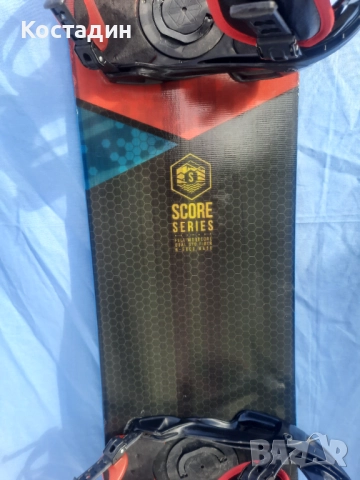 сноуборд NIDECKER SCORE 160см.  с автомати, снимка 4 - Зимни спортове - 52754741