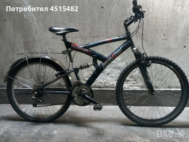 колело с багажник използвано но запазено, снимка 1