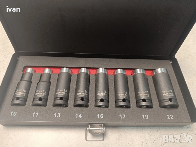 ударни вложки на парксайд перформънс 1/2