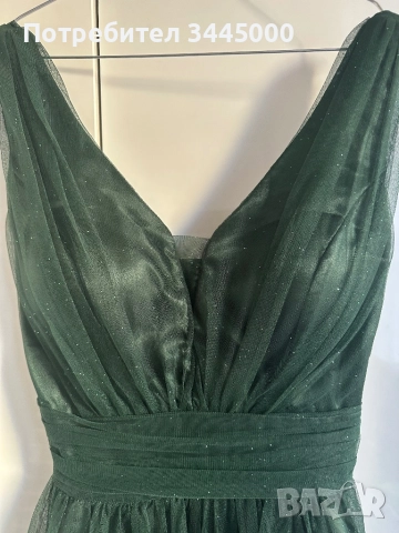 Празнична рокля с тюл, M-L, снимка 2 - Рокли - 52791248