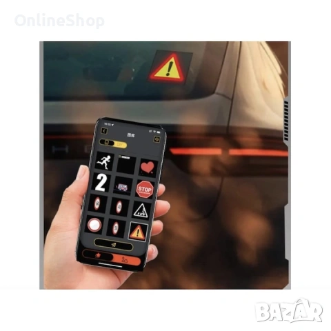 Интелигентен LED екран за задно стъкло на автомобил, дисплей за анимации, снимка 5 - Аксесоари и консумативи - 53206570