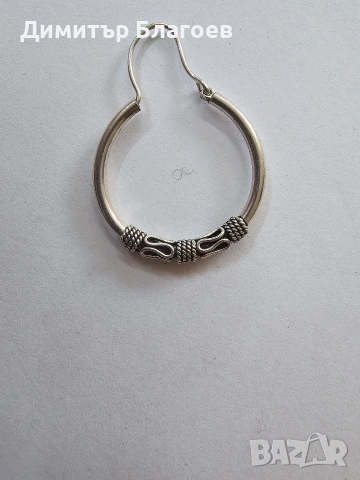 Сребърни обеци проба 925 , снимка 2 - Обеци - 53594349