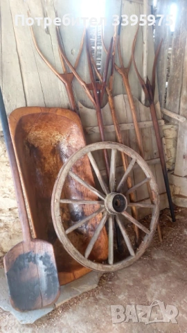 Автентични селски антики от 19-ти век (комплект 10 бр), снимка 4 - Антикварни и старинни предмети - 53863457