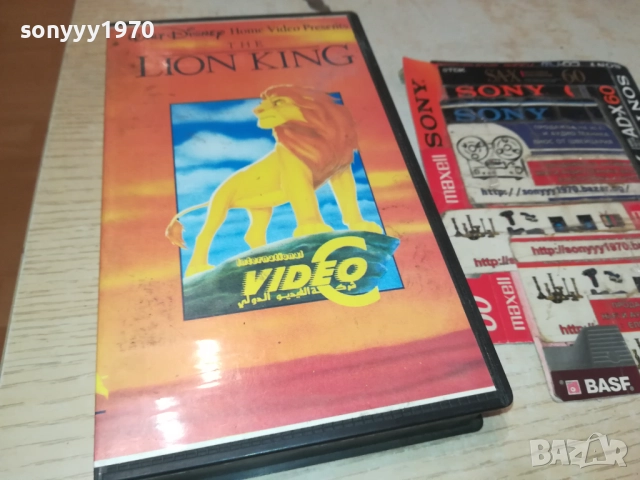LION KING-VHS VIDEO TAPE 1609251327, снимка 3 - Други жанрове - 51731989