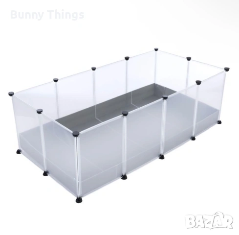 Вътрешно сглобяемо заграждение с под за малки животни