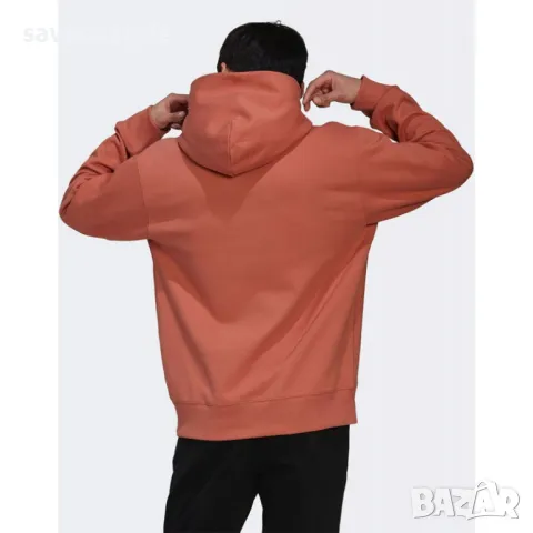 Мъжко спортно горнище ADIDAS Adicolor Contempo Hoodie Brown, снимка 2 - Спортни дрехи, екипи - 48818860