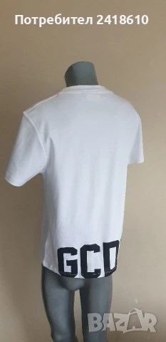 GCDS Milano Cotton Mens Size S НОВО! ОРИГИНАЛНА Мъжка Тениска!, снимка 4 - Тениски - 53917848