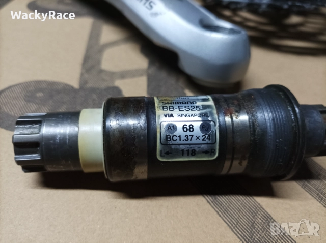 Курбели Shimano + Средно движение Octalink, снимка 4 - Части за велосипеди - 52805657