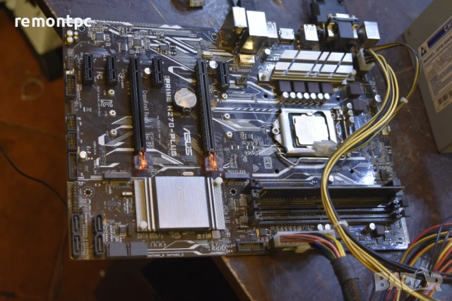 Дънна платка 1151 DDR4 Asus Prime H270-Plus + Celeron G3930, снимка 4 - Дънни платки - 54292116