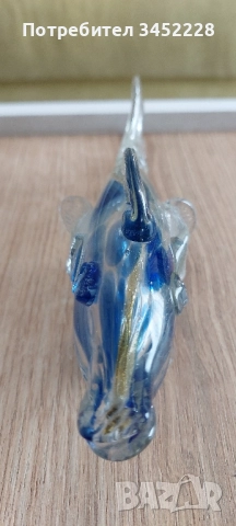 фигура стъклена риба за ценители , снимка 4 - Антикварни и старинни предмети - 51777856