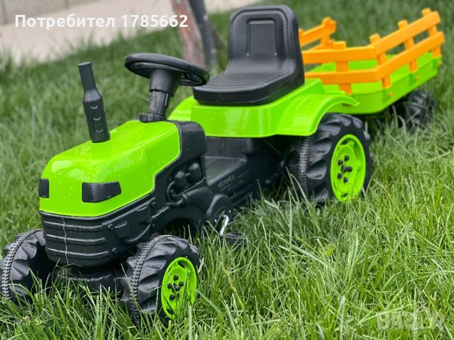 Детски трактор с ремарке 