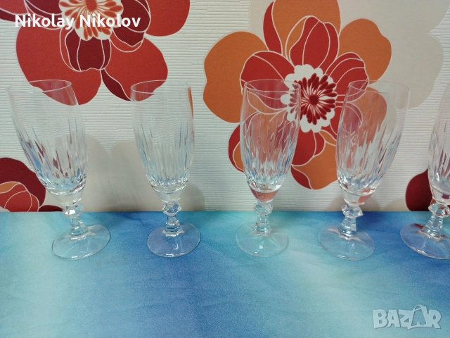 К-т кристални чаши НОВО, снимка 15 - Чаши - 53144669