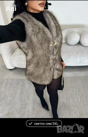 Ново пухкаво елече, снимка 3 - Елеци - 53480406