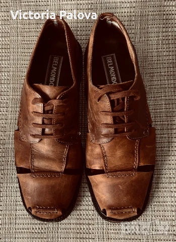 Разкошни мъжки сандали BELMONDO Италия, снимка 16 - Мъжки сандали - 50852142