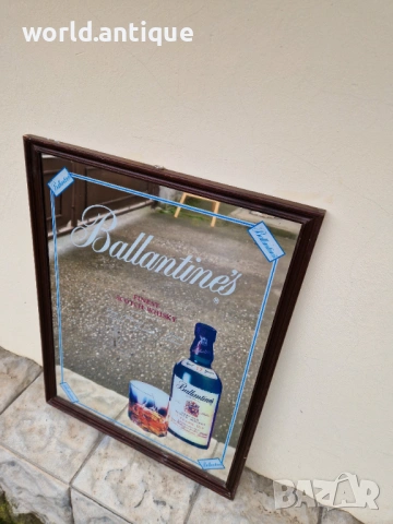 Прекрасно антикварно рекламно огледало , снимка 3 - Антикварни и старинни предмети - 53210445