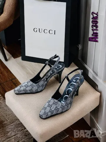 дамски обувки на ток gucci , снимка 3 - Дамски елегантни обувки - 46929160