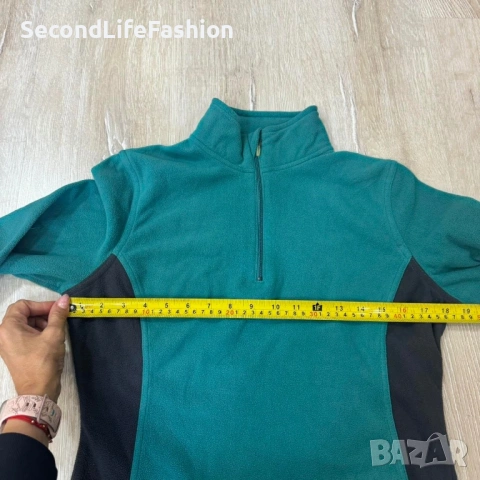 Дамска поларена блуза с цип и яка Champion Размер S, снимка 3 - Блузи с дълъг ръкав и пуловери - 53155042