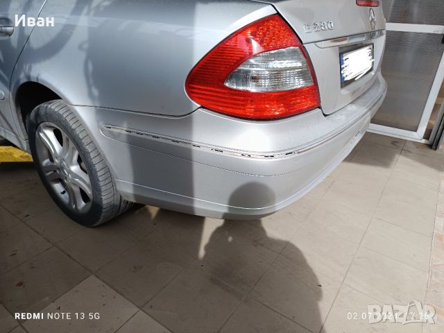 Задна броня за Mercedes W211 facelift , снимка 2 - Части - 46447376