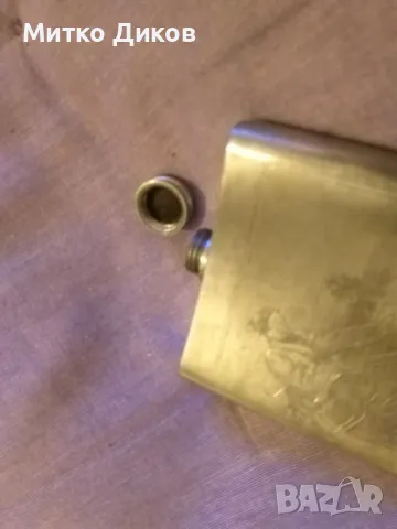 England Sheffield rose  pewter рядка английска флашка павур 8 юза ловен мотив отлична, снимка 13 - Екипировка - 49797961