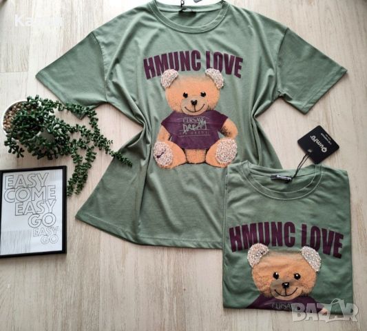 Дамски памучни тениски - няколко цвята - 30 лв., снимка 6 - Тениски - 45445773