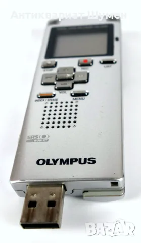 Стерео диктофон Olympus WS-550M, 2GB (до 544ч. запис), гласова активация, WMA запис & плейбек, USB, снимка 6 - Микрофони - 47068146