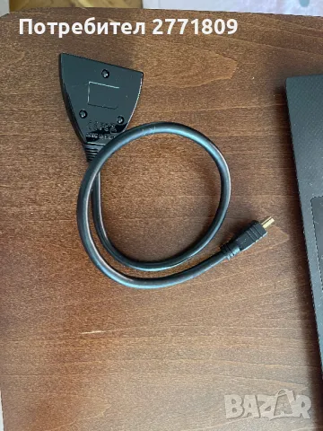 Сплитер Manhattan, от HDMI(м) към 2x HDMI(ж), 0.5m, черен, снимка 3 - Кабели и адаптери - 50043794