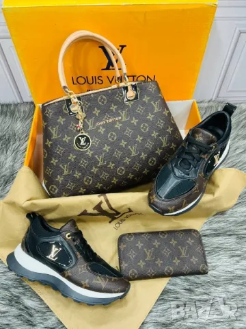 дамски маратонки, чанта / раница и портмоне louis vuitton , снимка 12 - Чанти - 46877778