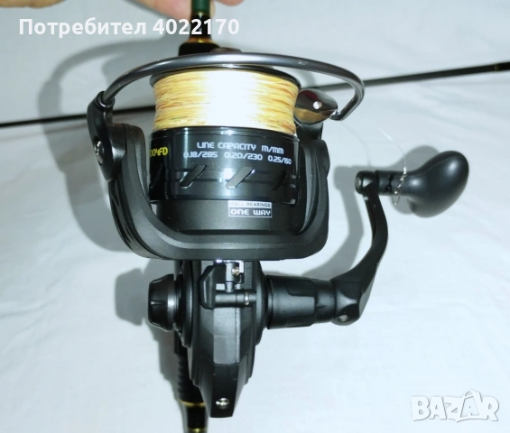 Спининг комплект Filstar Express Spin 1-7г с макара Mikado Sensual NG 2004FD с плетено влакно, снимка 9 - Такъми - 53809345