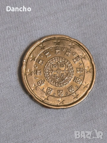 Монета 20 евро цента 