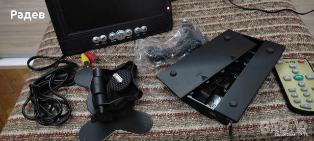 Телевизор/монитор 7 инча, снимка 8 - Телевизори - 53596548