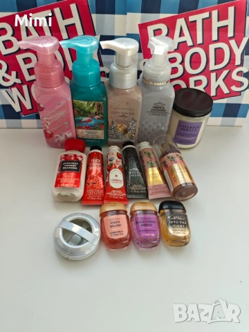 Продавам Bath and Body Works  комплекти лосиони,свещи, дезинфектанти, сапун