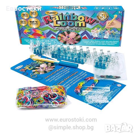 Творчески комплект Rainbow Loom The Original, снимка 4 - Образователни игри - 45650650