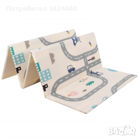 Голямо двулицево килимче за игра 180х200см 4851