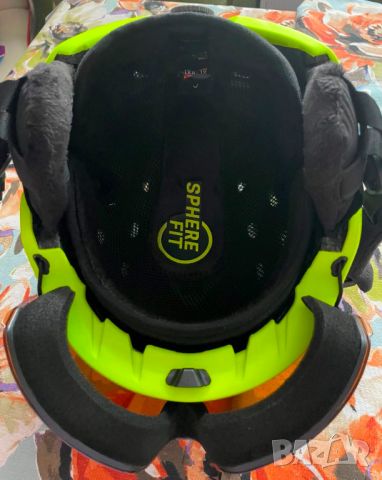 HEAD RADAR BLACK / LIME каска с визьор за ски / сноуборд  XL = № 60-63, снимка 8 - Зимни спортове - 46022271