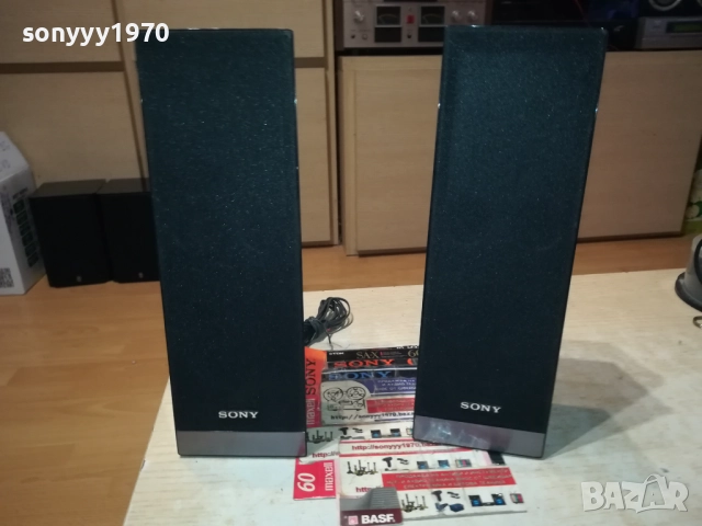 SONY SS-TSF300 2БР ТОНКОЛОНИ-ВНОС SWISS 3011250708, снимка 5 - Тонколони - 52589031