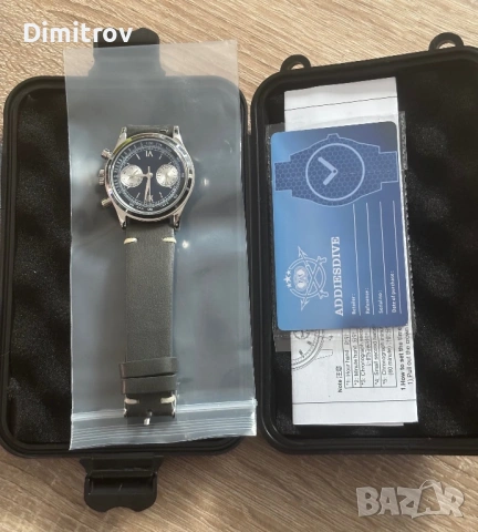 ADDIESDIVE AD2037 Panda Dial - 38мм – Хронограф, снимка 4 - Мъжки - 53595720