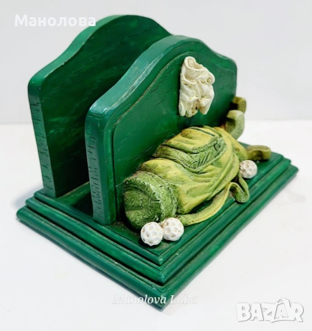 Винтидж The Leonardo Collection поставка за писмо, Golf Bag Green., снимка 2 - Колекции - 53123790