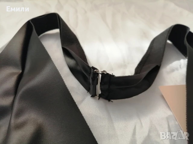 Нов дамски кожен топ/бюстие/корсет р-р XS и S, снимка 9 - Корсети, бюстиета, топове - 51076369