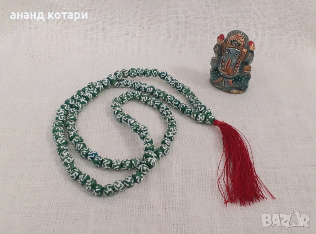 Дървена броеница с ОМ, снимка 4 - Други - 53142999